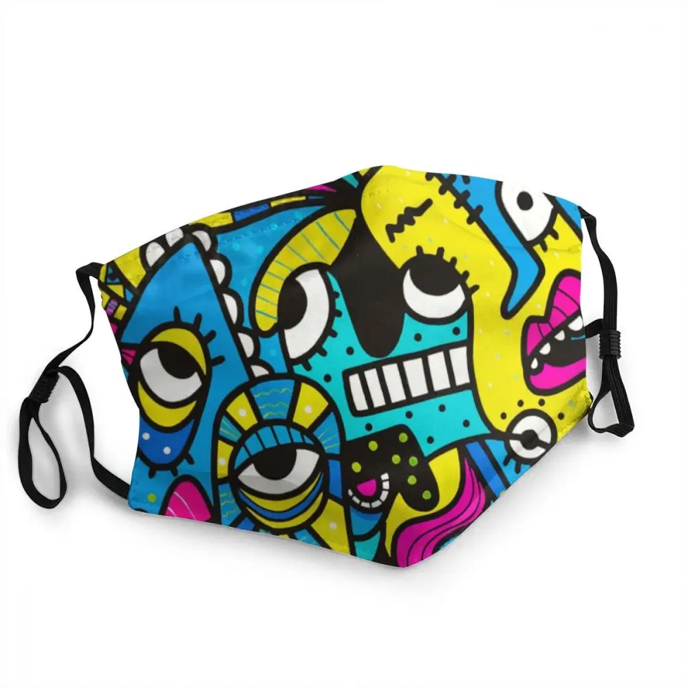 

Неодноразовая маска для лица с рисунком Пабло Пикассо, для взрослых, художественные картины, испанская защита от пыли, респиратор, маска для...