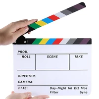 0626 movie slate colorful clapperboard film clapperboard for professional photography video film clapper board