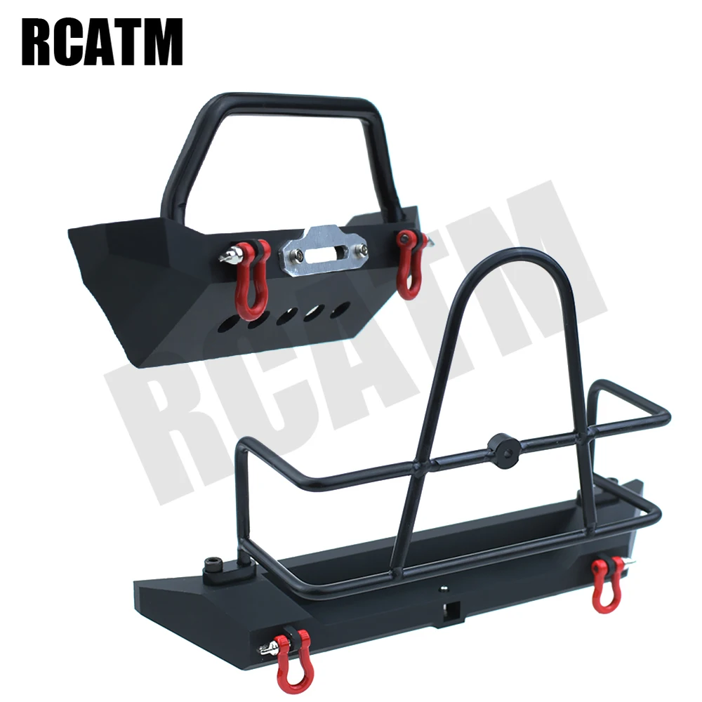 Металлические передние и задние бамперы на радиоуправлении для гусеничного