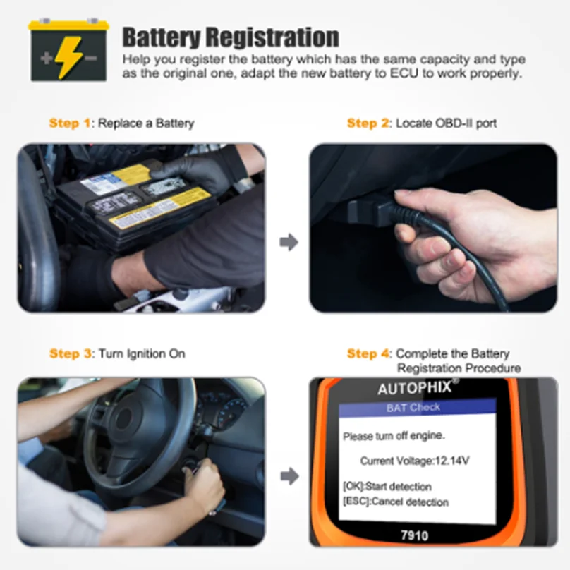 Autophix 7910 OBD2 масло сканера Услуги EPB SAS возврата диагностический инструмент OBD 2