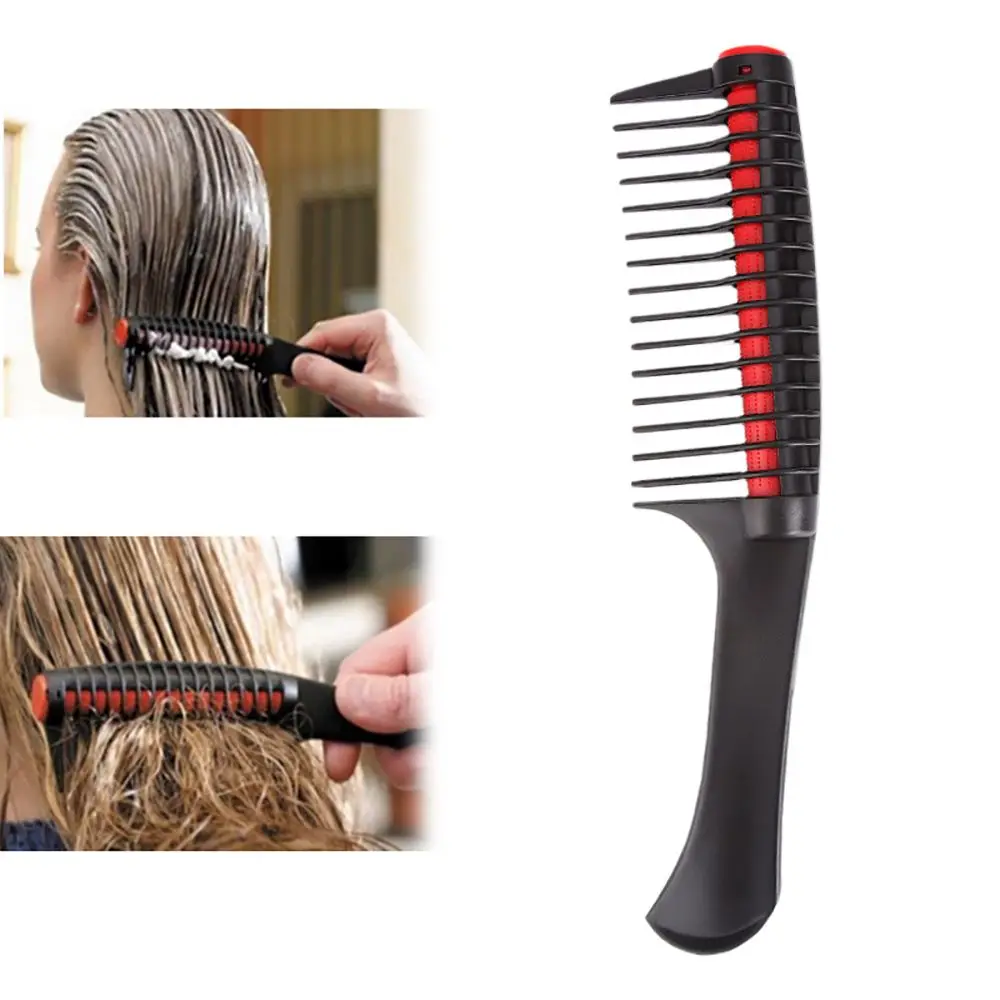 

1pc Professional Wide Tooth Hair Comb Brush Anti Static Salon Coloring Tools Barber Detangling Comb DIY Hair Styling Accessories