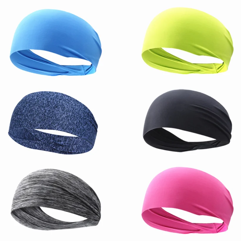 

Elastic Sweatband Sport Running Sport Hair Band Turban Outdoor Gym Sport Fitness Bandage Fashion Women/Men Yoga Headband