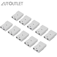 autoutlet 10pcs for anderson style plug connectors 50a 600v 6 12awg ac dc power tool for anderson style plug connector