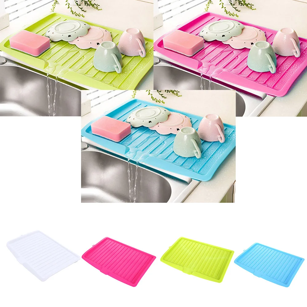 Новая сушилка для чашек Раковина Для Мойки Посуды сливной пластиковый лоток