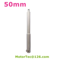 50mm adjustable stroke 120mms speed 1800n 180kg 396lbs load 12v 24v dc waterproof linear actuator lv25 free shipping