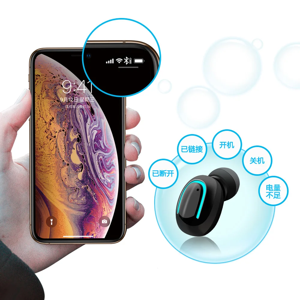 True Bluetooth 5 0 наушники вкладыши tws с беспроводной головной убор микрофоном зарядным