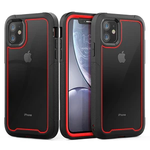 Shockproof Armor Phone Case For iPhone 13 12 Transparent hybrid TPU Cover For iPhone XR XS 11 Pro Ma