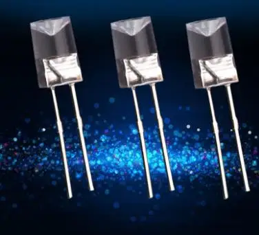 Сквозное отверстие плоский верх вогнутый 5 мм УФ светодиодный Диод для фестиваля