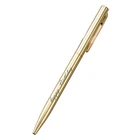 Металлическая шариковая ручка под розовое золото, 1 шт.