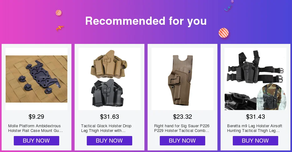 Tactical Strike MOLLE Holster Adapter Airsoft Paintball Gun Platform Hanger C Q C Hunting Shooting Vest Accessories Ambidextrou