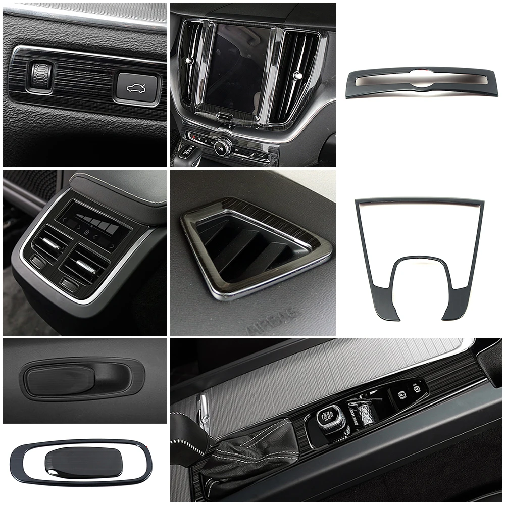 Для Volvo XC60 2018 2020 кнопки переключателя фары декоративная крышка кондиционера