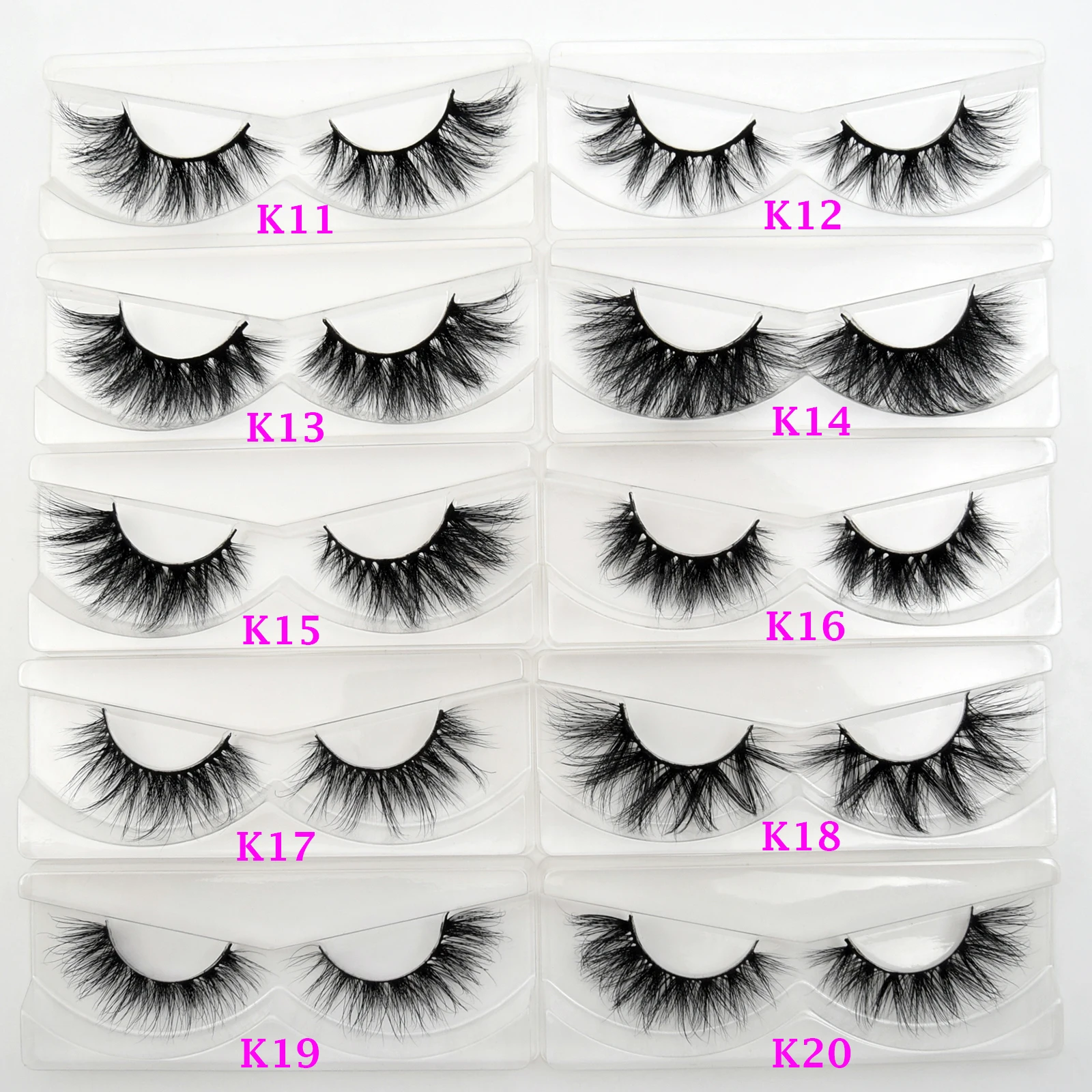 50pairs/lot Wholesale Visforee Mink Eyelashes Crisscross Thick False Makeup Cruelty Free Dramatic 3D Lashes | Красота и здоровье