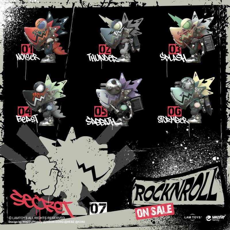 

Monsters Chameleon Series Blind Box Mechanical punk PVC Kawaii Figure Doll Collection Decoration Model Toys Gift For Adult Kids
