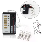 Массажер для сосков с электрошоком, устройство для стимуляции клитора, зажим для губ, секс-игрушка унисекс для БДСМ