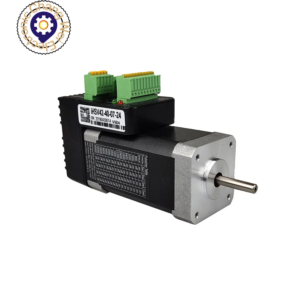 Купи Servo motor NEMA17 / 42 JMC integrated servo IHSV42-40-07-24 motor driver + motor integrated 78W 0.185NM 24VDC за 1,631 рублей в магазине AliExpress