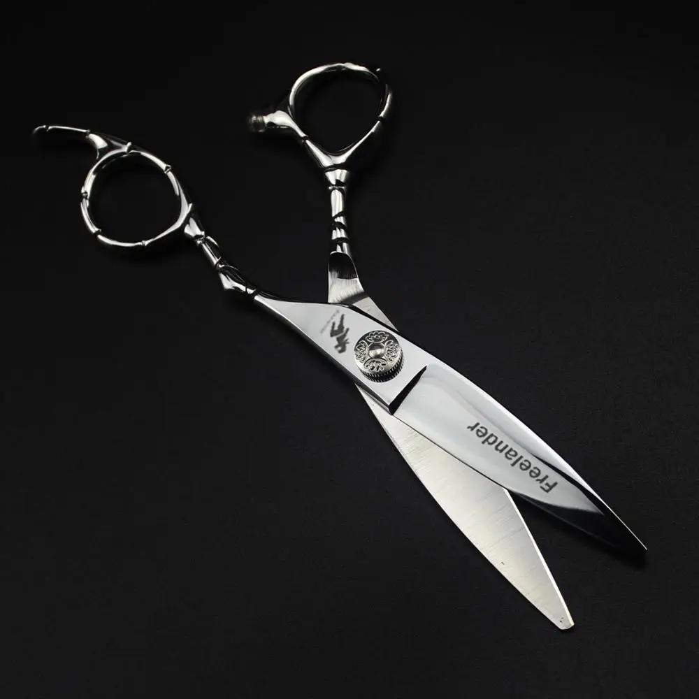 Парикмахерские ножницы с лезвием из ивы 6 дюймов 440C нескользящая ручка