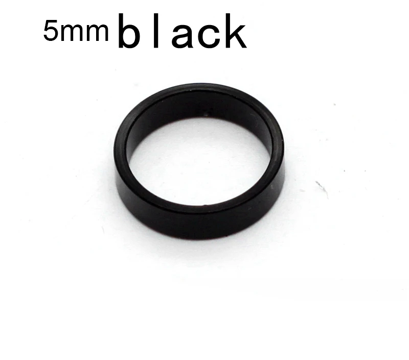 5pcs black 5mm 5 шт., сплав, велосипедная цепь, болты, прокладка-разделитель 1 мм 2 мм 3 мм для велосипеда, винты на звездочку, шатун со звездами для велосипеда, запчасти - Цвет: 5pcs black 5mm