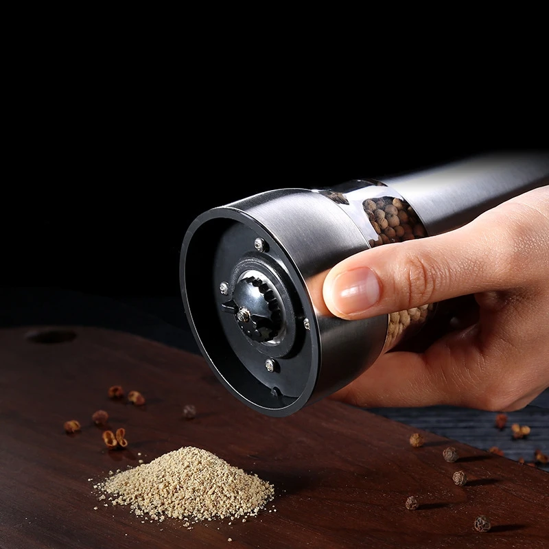 Мельница из нержавеющей стали 304 для соли и перца мельница зернового солода