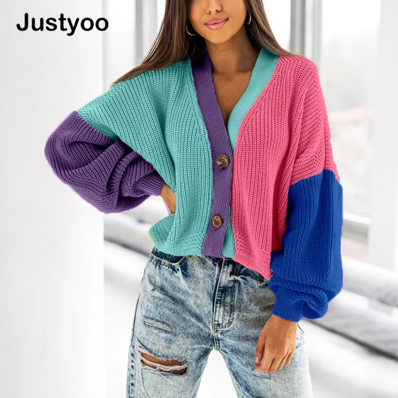Кардиган оверсайз женский топ зимний кардиган свитер повседневное Свободное