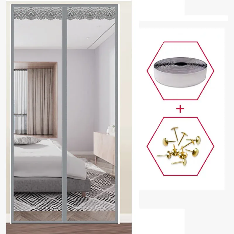 Высококачественная Магнитная занавеска с защитой от комаров автоматическая