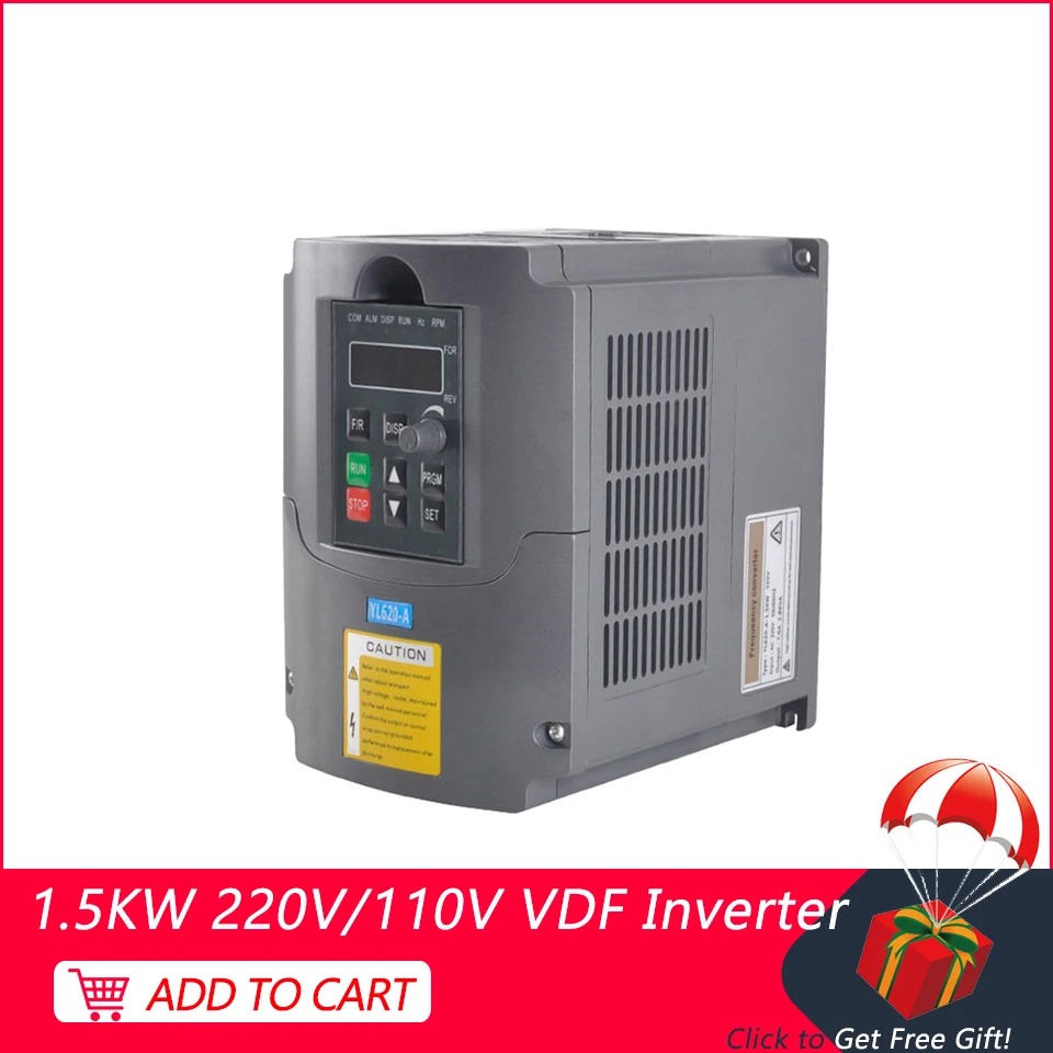 Инвертор 220 кВт 110 В/400 В VFD инвертор Гц 1HP вход 3HP с переменной частотой для