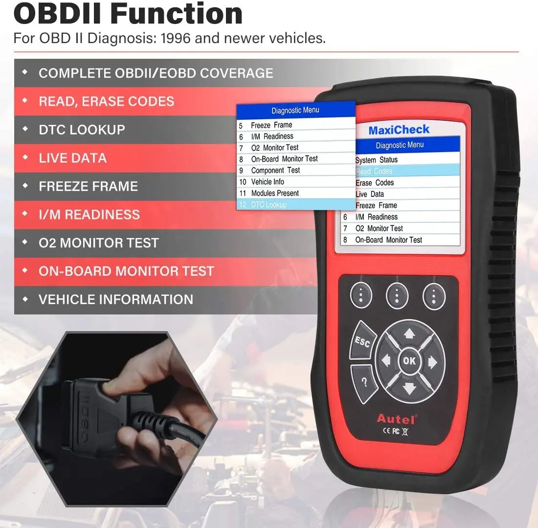 Сканер Autel MaxiCheck Pro для ABS тормоза автоматический диагностический инструмент OBD2
