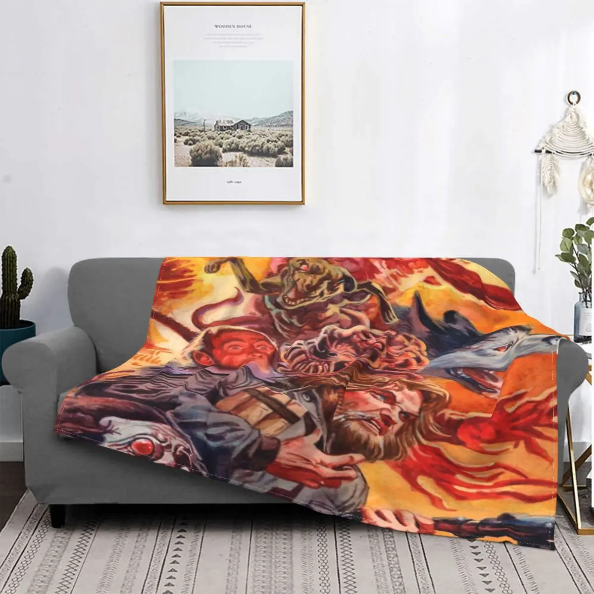 

The Thing-Manta a cuadros para cama, manta двойная пленка, 4, 1982