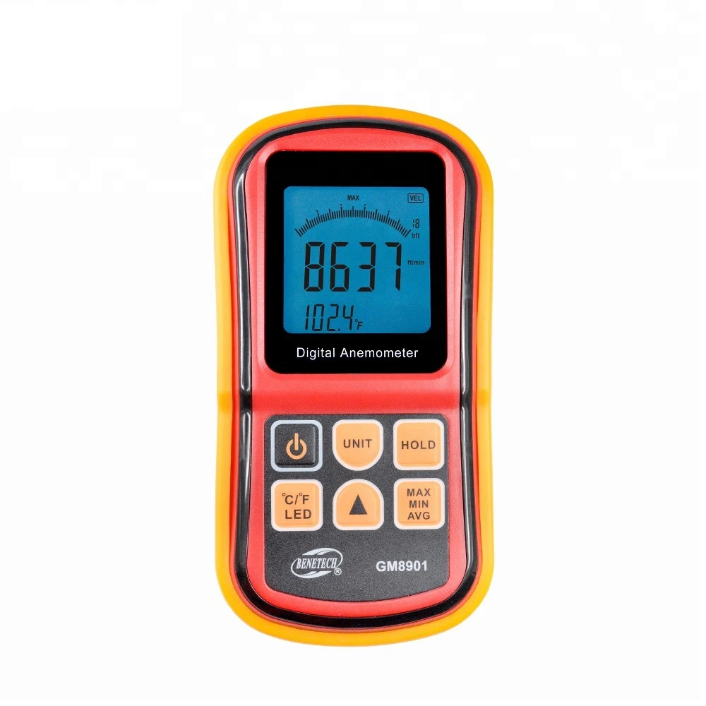 

Wind meter air speed meter Anemometer GM8901 plus Benetech