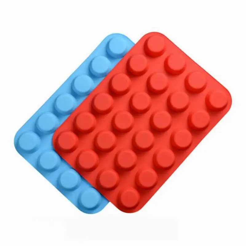 Мини Маффин чашки 24 полости силиконовые формы для торта Мыло Кекс и печенья