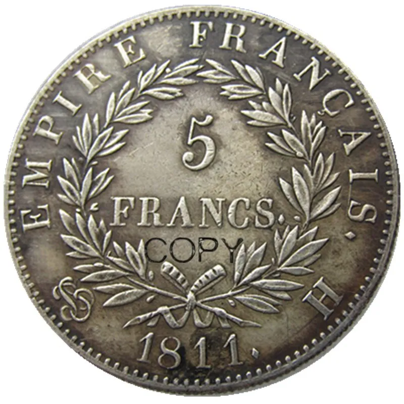 Франция 5 франков 1811 12 шт различных Mintmark посеребренные копии монет - купить по