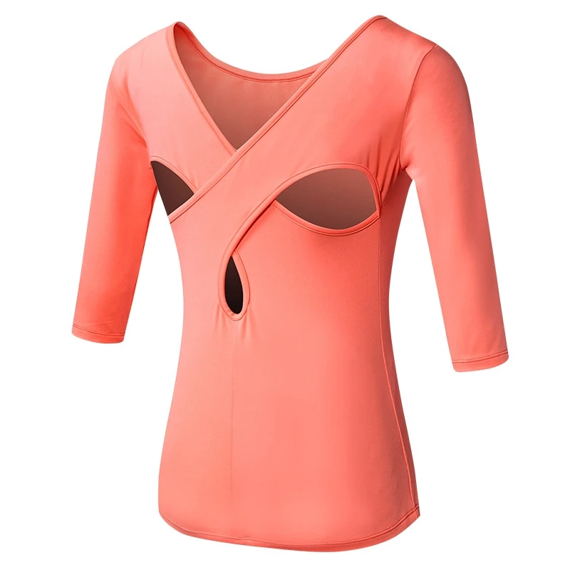 HOLAZING новинка женские топы Осенние спортивные для фитнеса йоги рубашки