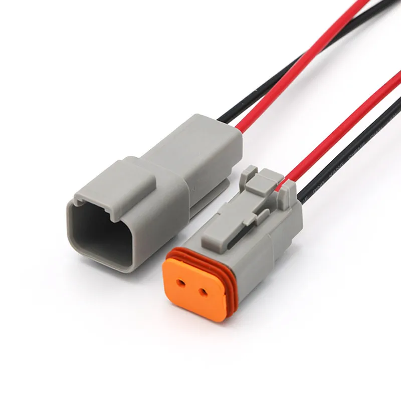Автомобильный разъем Dt06-2s водонепроницаемый жгута проводов dt04-4p с проводом dt04-3P