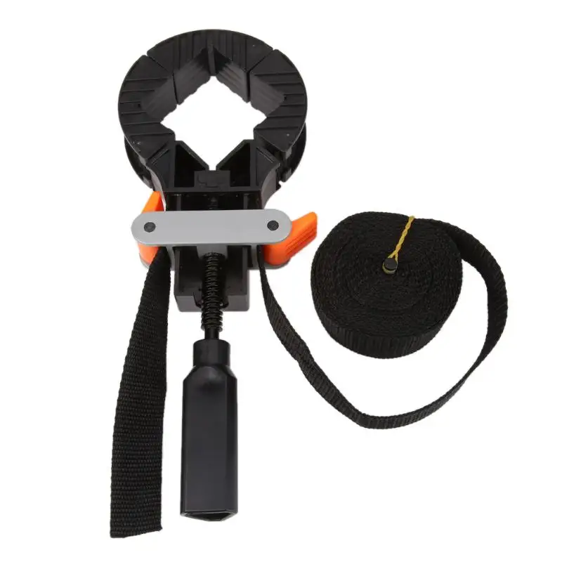 Черный Регулируемый Быстрый угловой зажим 4 захвата ремень держатель рамки