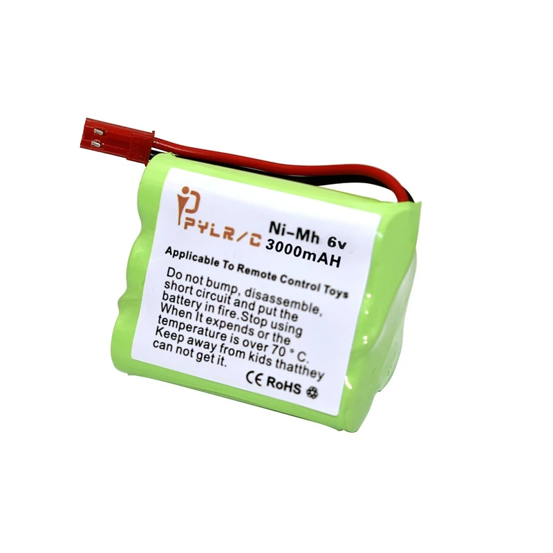 6v 3000mah Rechargeable Battery For Rc toys Cars Tanks Robots Gun AA NI-MH Pack Boats With JST Plug | Игрушки и хобби