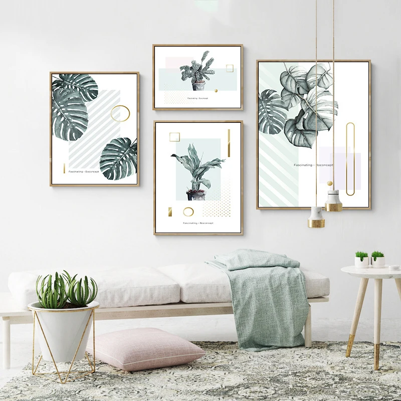 Скандинавский плакат и принт настенная Картина на холсте настенные картины