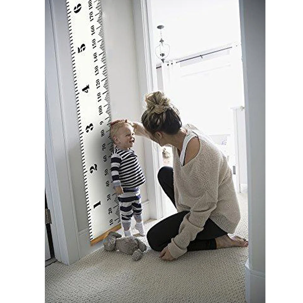 Холщовая линейка для роста скандинавские детские подвесные диаграммы декор