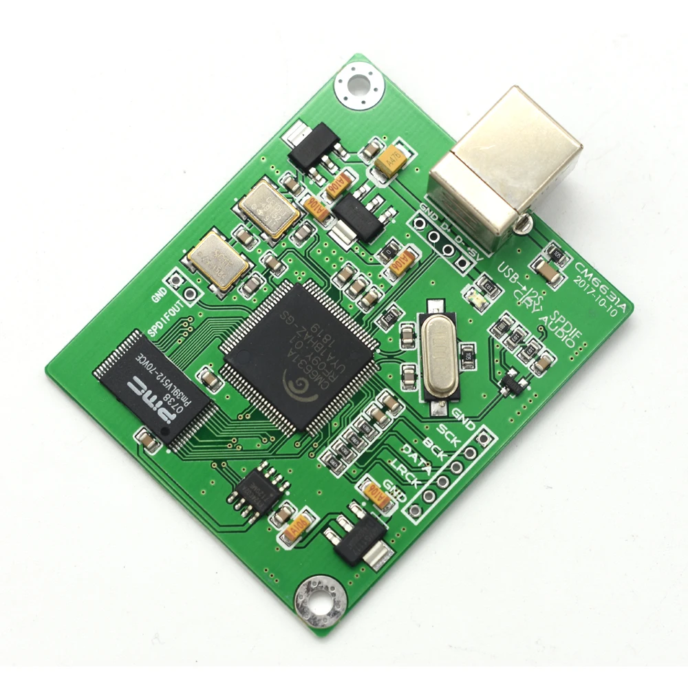 Плата DAC USB к I2S SPDIF выход 24Bit 192K цифровой интерфейс модуль CM6631A F3-011 | Электроника