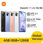 Смартфон Xiaomi 11 Lite, 128 ГБ256 ГБ, Восьмиядерный процессор Snapdragon 778G, экран 6,55 дюйма FHD + AMOLED, камера 64 мп, 33 Вт