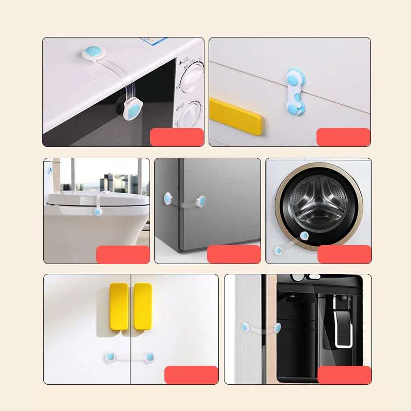 Блокираторы для дверей шкафов унитазов блокираторы безопасности детей ухода за