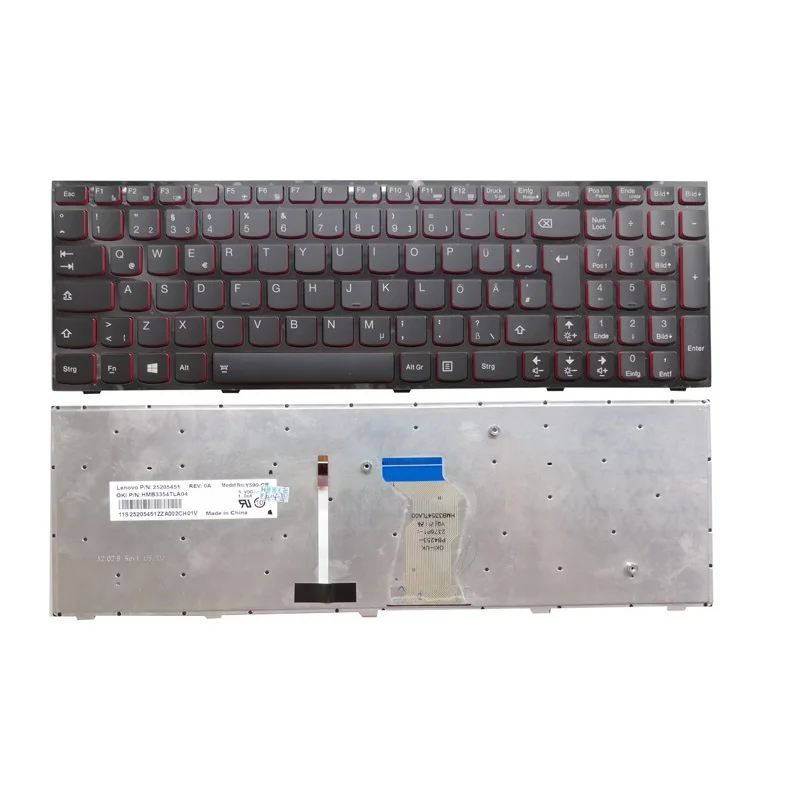 Новая Оригинальная клавиатура для ноутбука Lenovo Y500 Y510P Y500N Y500NT настоящая сменная