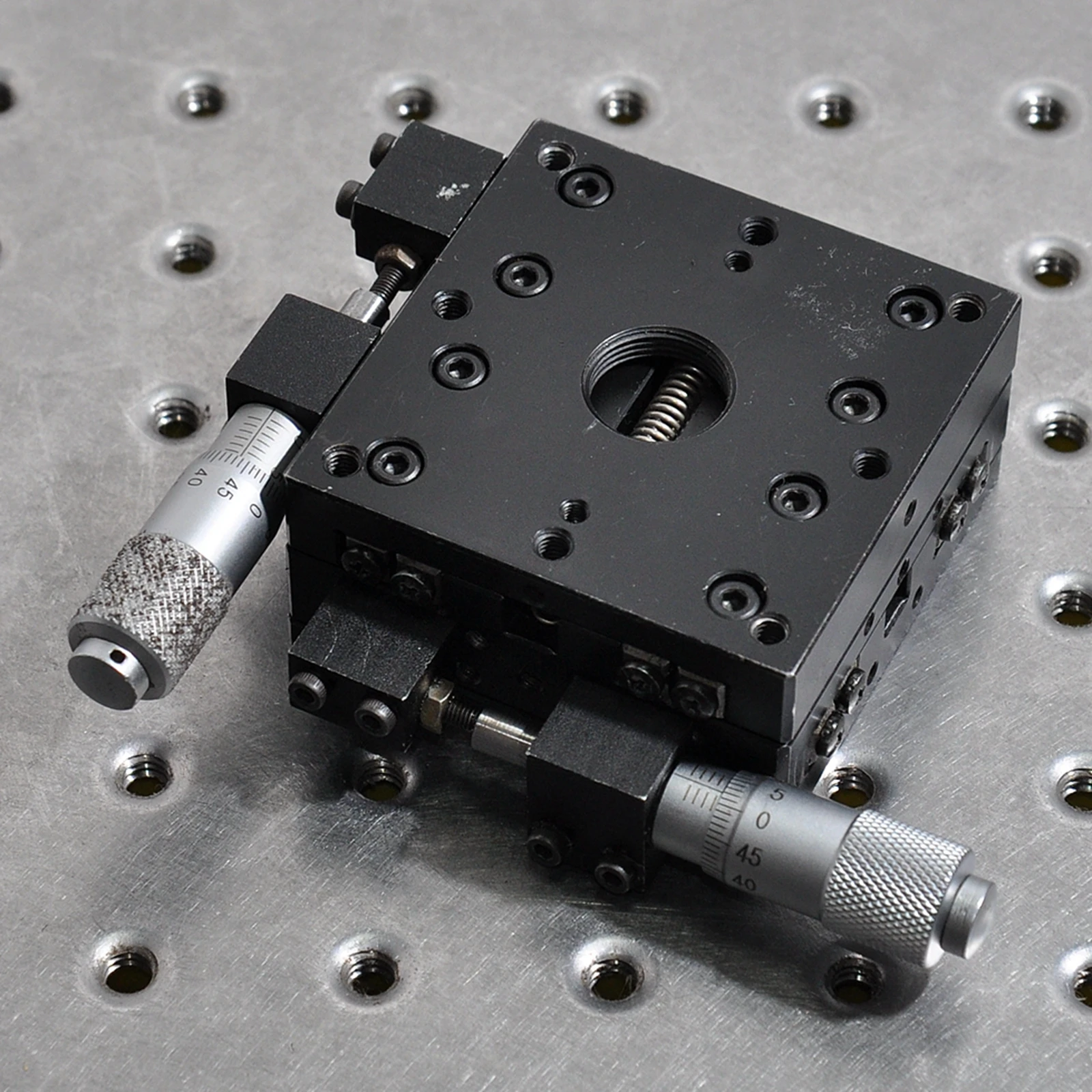 

XY axis CHUO manual precision cross rail type fine-tuning displacement slide iron 60mm