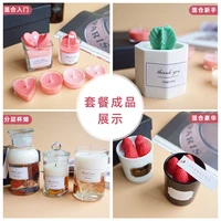 scented accessories candle sets moulds silicone making diy wax pot romantic modern candle sets luxury kaarsen home decor be50cs