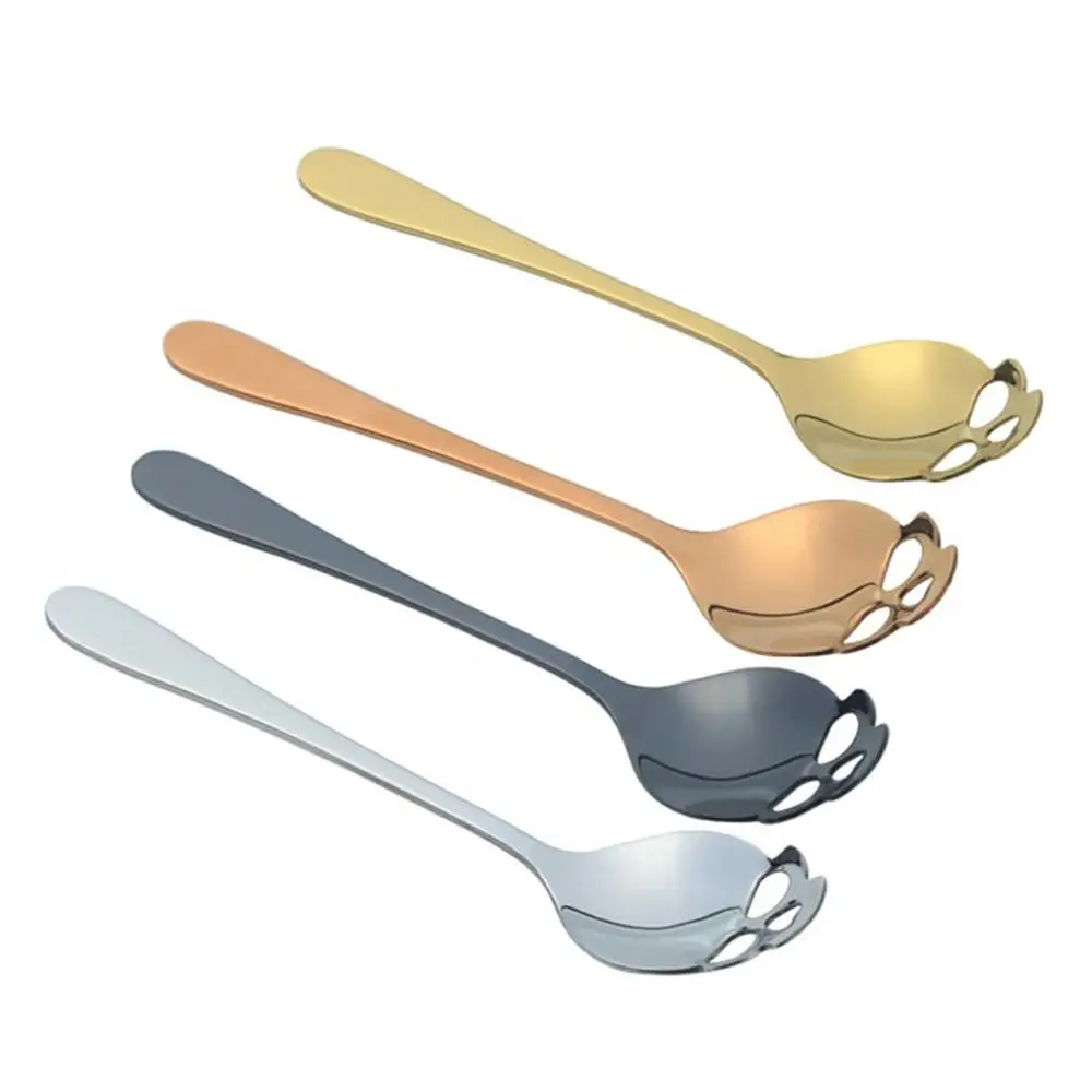 1 шт. ложка в форме черепа Кофе чайная Сталь смешивания десерт Новинка Посуда для