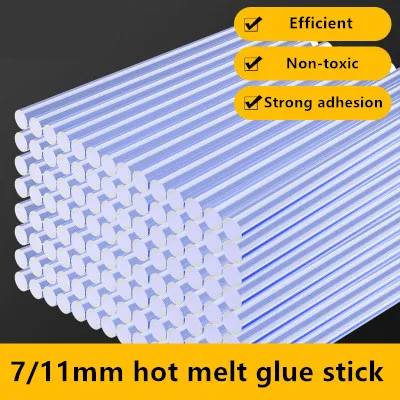 

10-50pcs/lot 7mm / 11mm Transparent Hot-melt Gun Glue Sticks for Heat Pistol Repair Alloy Gun Adhesive