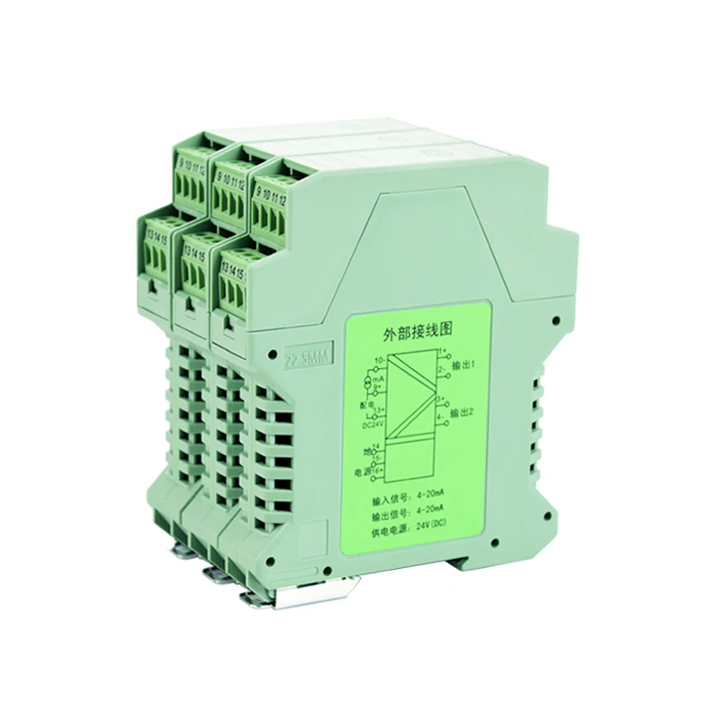 Din 0 5V Аналоговый сигнальный модуль изолятора 24V DC питания распределитель