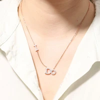 necklaces for women korean alphanumeric pendant necklaces temperament fashion jewelry 2021
