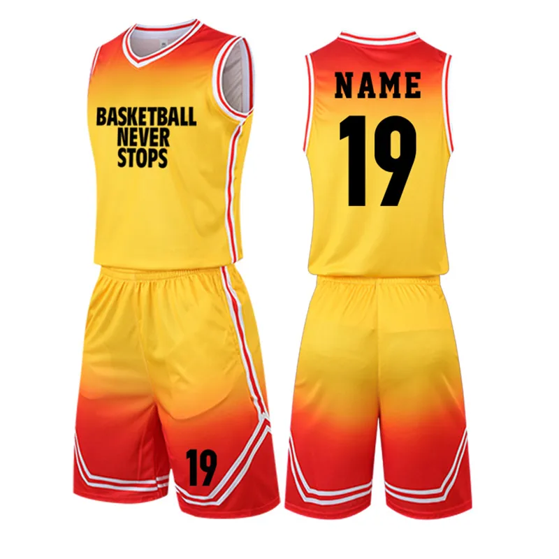 

Custom Reversible Basketball uniform for men Quick Dry Men's Basketball Jersey basketball Sportswear Youth Basketball clothes