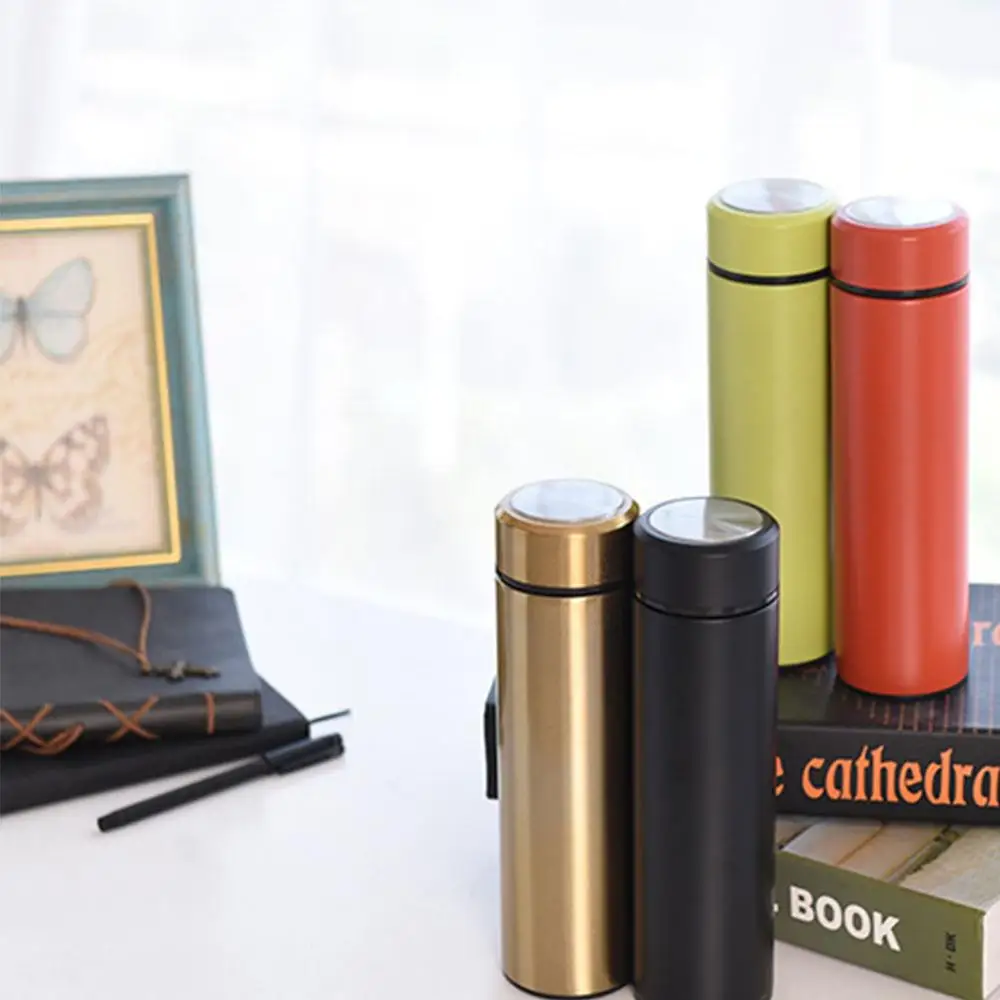 500 мл Нержавеющая сталь с двойными стенками изолированный термос чашка Кофе