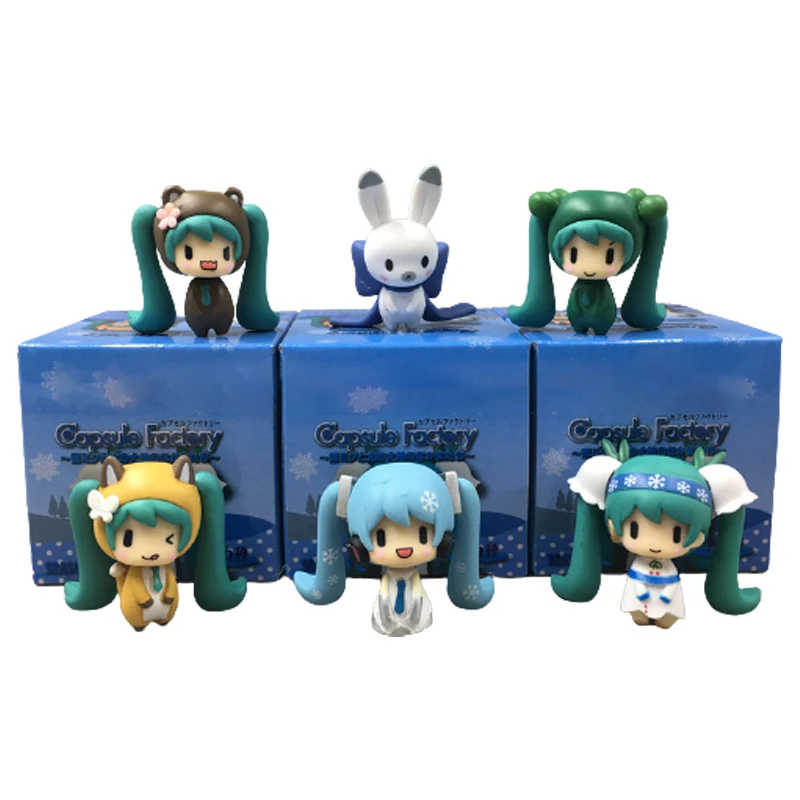 Hatsune Miku Action Figures Japanese Kawaii Doll Action Figure Collection Mini Suit Cute Hatsune Miku Toys Gifts for Children images - 6
