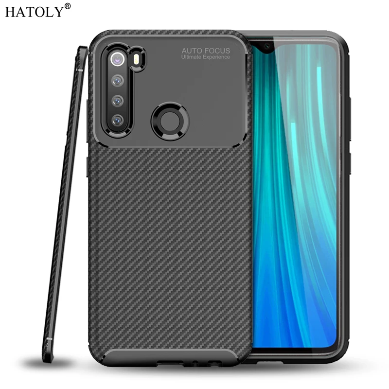 Чехол для Xiaomi Redmi Note 8 Мягкий Силиконовый противоударный бампер из ТПУ матовая